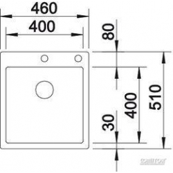 Zlewozmywak Blanco CLARON 400-IF/A 515642