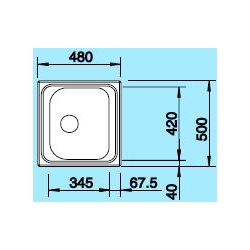 Zlewozmywak Blanco TIPO 45 516611