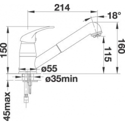 Bateria Blanco DARAS-S chrom 517731