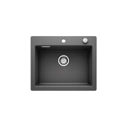 Zlewozmywak Blanco PALONA 6 z korkiem automatycznym bazaltowy 520928