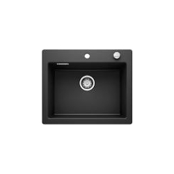 Zlewozmywak Blanco PALONA 6 z korkiem automatycznym czarny 520929