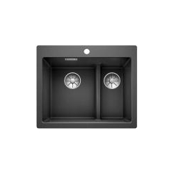 Zlewozmywak Blanco PLEON 6 Split bez korka automatycznego antracyt InFino 521689