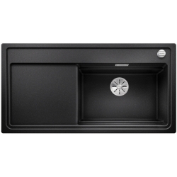 Zlewozmywak Blanco ZENAR XL 6S-F Steamer System Plus PRAWY komora z deską szklaną, z korkiem InFino i korkiem aut ANTRACYT 524098