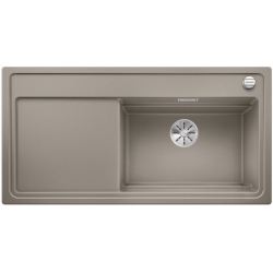 Zlewozmywak Blanco ZENAR XL 6S Steamer System Plus tartufo prawa komora z korkiem aut. z InFino z deską drewnianą 524059