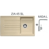 Zlewozmywak Blanco ZIA 45 SL kolory + bateria MIDA L chrom