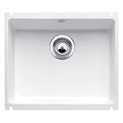 Zlewozmywak Blanco SUBLINE 500-U ceramiczny z korkiem automatycznym biały połysk 514513