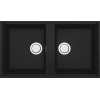 Zlewozmywak Elleci BEST 450 PODWIESZANY G40 NERO GRANITEK LKB45040BSO
