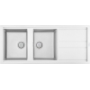 Zlewozmywak Elleci BEST 500 K96 WHITE KERATEK LKB50096