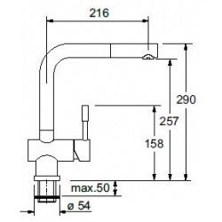 Bateria Franke ATLAS PULL-OUT stal szlachetna 115.0192.840