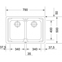 Zlewozmywak Franke Logica LLL 620 len