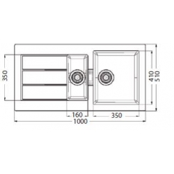 Zlewozmywak Franke SIRIUS SID 651 onyx