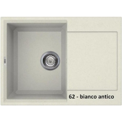 Zlewozmywak Elleci EASY 135 Bianco Antico 62