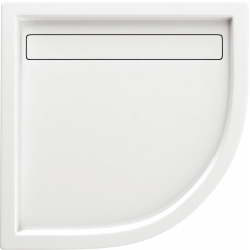 Deante Minimal Brodzik półokrągły z odpływem liniowym 90 cm KTM 051B