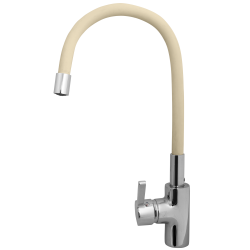 Zlew. ALAZIA 79x50 1B 1D beż + bateria FLESSI