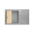 Zlew. SPARTA PLUS LUX (78x48) 1B 1D, szary-beton + Bateria SILVIO