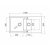 Zlew. MIDO (100x50) 1 1/2B 1D czarny + bateria Silvio