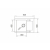 Zlew. MIDO (62x50) 1B 1D szary beton + bateria Bello