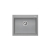 Zlew. ISTROS 61x50 1B szary beton + bateria FLESSI
