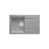 Zlew. KARTESIO 79x50 1B 1D szary beton
