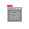 Zlew. CAMEA MINI (40x40) 1B szary beton