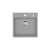 Zlew. CAMEA MINI (40x40) 1B szary beton