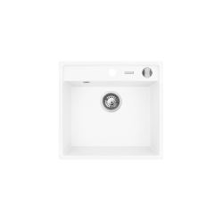 Zlew. CAMEA MINI (40x40) 1B biały polarny