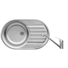 Zlewozmywak SR MINI flat len - 60 mm + bateria ASALIA