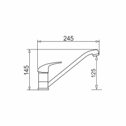 Zlewozmywak SR MINI flat len - 60 mm + bateria ASALIA