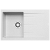 Zlew. ALAZIA 79x50 1B 1D biel polarna