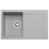 Zlew. ALAZIA 79x50 1B 1D szary beton