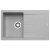 Zlew. ALAZIA 79x50 1B 1D szary beton