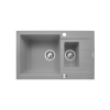 Zlew. SPARTA PLUS (78x48), 1 1/2B 1D szary beton
