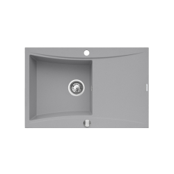 Zlew. SOFTLINE (79x51) 1B 1D szary