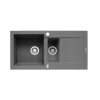 Zlew. MIDO (100x50) 1 1/2B 1D szary beton