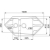 Zlew. PETRA CORNER 100x50 1 1/2B 2D, granit piaskowy