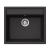 Zlew. ZIRCON (570x510) 1B granit karbon