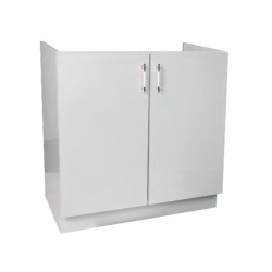 Szafka pod zlewozmywak nakładany 80x50 cm- okleina biała