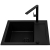 Zlew. MIDO (62x50) 1B 1D Black Edition + Bateria TRIGONO