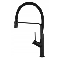 Zlew. SIROS (47x51,5) 1B Black Edition + Bateria FLEXOS