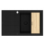 Zlew. SPARTA PLUS LUX (78x48) 1B 1D + Bateria IDEA volcano - Black Edition