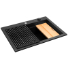 Zlew. SIROS (67x51,5) 1B, Volcano black edition