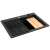 Zlew. SIROS (67x51,5) 1B, Volcano black edition