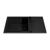 Zlew. KEROS (76x48) 1B 1D Black Edition