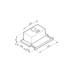 Okap kuchenny Sliding 7012 Pyramis Ecoline