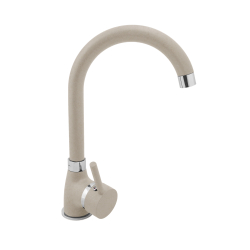 Zlew. SPARTA PLUS (78x48) beż piaskowy + bateria BELLO