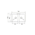 Zlew. SPARTA 78x50 2B szary + bateria BELLO