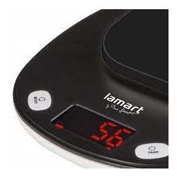 Waga kuchenna z misa PEZO LAMART LT 7069 Black Edition