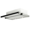 Okap kuchenny LTX 1151, teleskopowy 60 cm INOX, pilot
