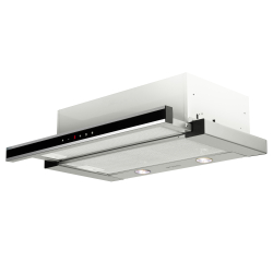 Okap kuchenny LTX 1151, teleskopowy 60 cm INOX, pilot