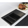 Zlew. CAMEA (79x50) 1B 1D L volcano Black Edition